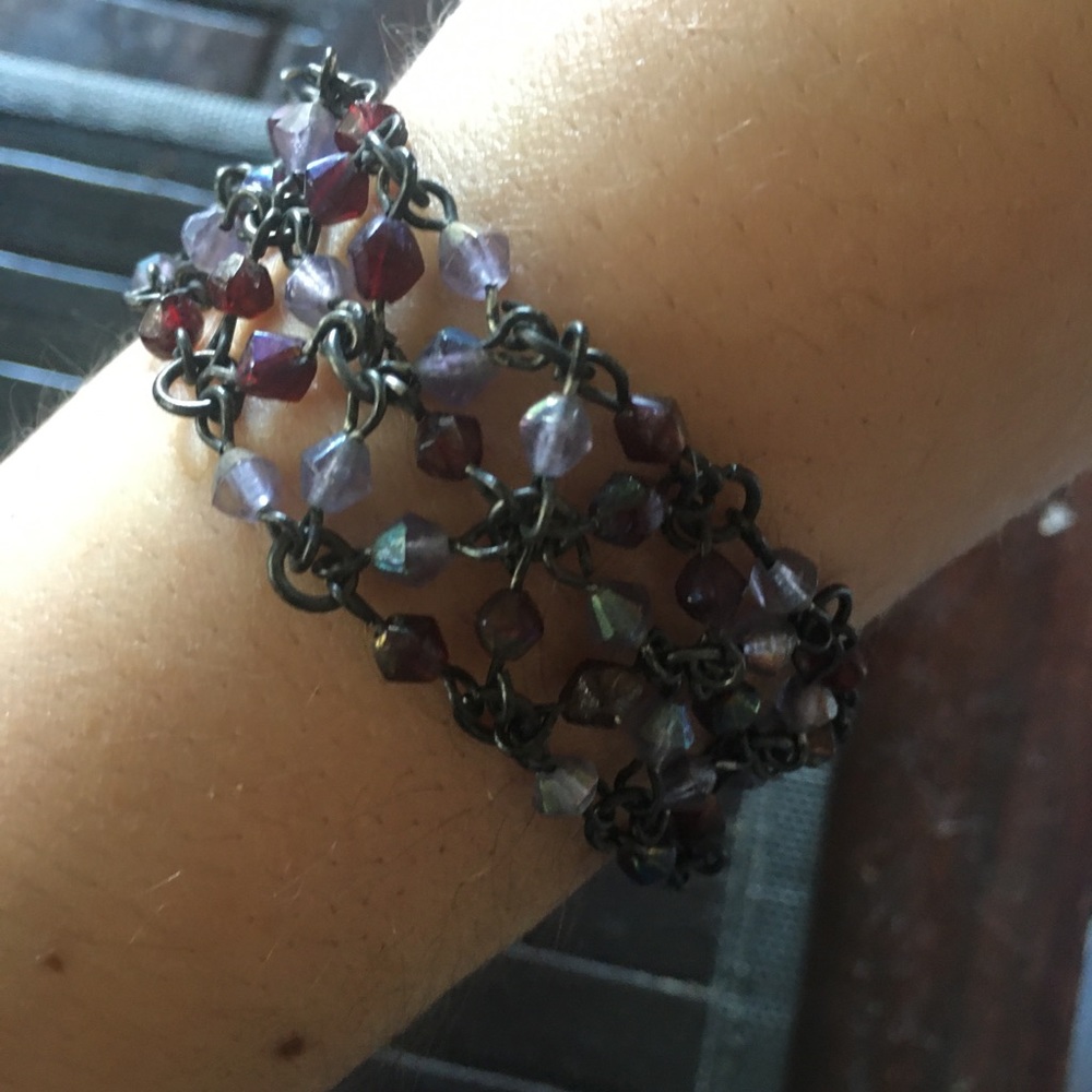 2 beaded bracelets